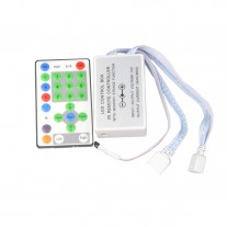 Controlador + Controle para fita led RGB 5050 Sequencial (Corrida de Cavalo / Horse Race) com 10 pinos - 1144 - LMS-CTHS9810