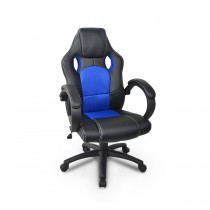 Cadeira Gamer Giratória - Preta e Azul - LMS-GU-Y-2844