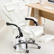 Cadeira para Escritório Giratória com apoio para os pés Big Boss - Branca - LMS-BE-8436-T3