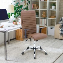 Cadeira para Escritório Premium da Lenharo - Marrom / Chocolate - Super Confortável