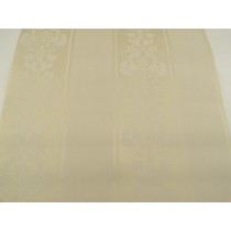 Papel de Parede - Creme com Desenhos Variados em Branco - Rolo com 10m x 53cm - LMS-PPD-370304