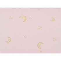 Papel de Parede - Rosa com Desenhos Infantis Bege - Rolo com 10m x 53cm - LMS-PPY-YWC12-3