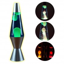 Luminária / Abajur - Lâmpada de Lava / Lava Lamp / Lava Motion - Verde com Líquido Azul - 38 cm - 220V - Atenas - LMS-6112-SLGB