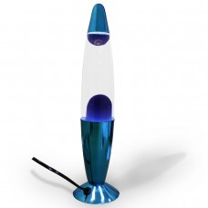 Luminária / Abajur - Lava Lamp / Lava Motion - Base Azul 34 cm - Azul 220V - LMS-MG-1037-220