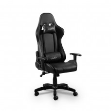 Cadeira Gamer Giratória com Regulagem de Encosto e Braços - 100% Preta - Full Black - Panther - LMS-BY-8-141