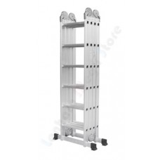 Escada Articulada Multifuncional de Alumínio com 24 degraus (4 x 6) *EXCLUSIVO* - LMS-ES4600
