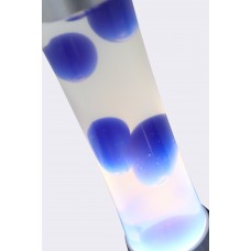 Luminária Lava Lamp - Cilíndrica - Azul com Líquido Transparente - 39 cm - 110V - LMS-LVC4002 - OUTLET