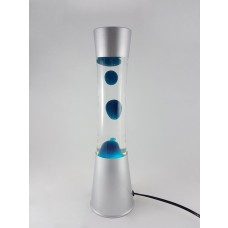 Luminária Lava Lamp - Cilíndrica - Azul Escuro com Líquido Transparente - 39 cm - 110V - LMS-LVC4002