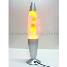 Luminária / Abajur - Lava Lamp / Lava Motion - Dourado - 41 cm - 110 V
