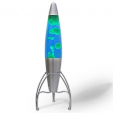Luminária / Abajur - Lava Lamp / Lava Motion - Verde com Líquido Azul - 46 cm - 220V - Rocket - LMS-LV1040