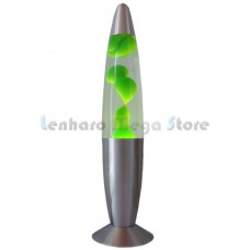 Luminária / Abajur - Lava Lamp / Lava Motion - Verde - 34 cm - 220 V